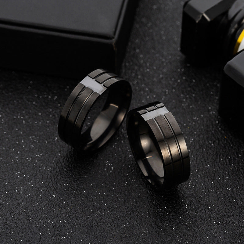 Wholesale Diamond Stainless Steel Zircon Rings